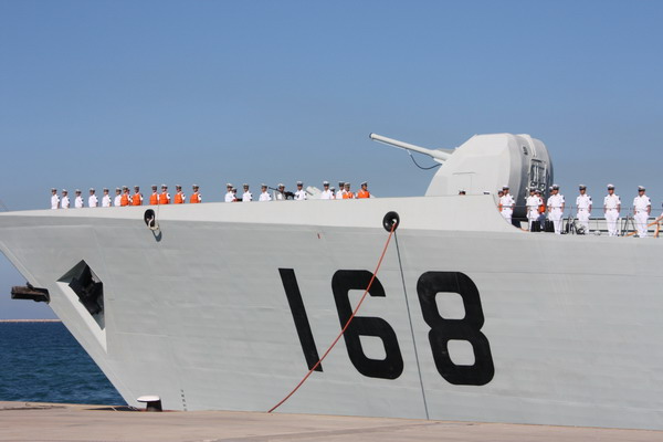 Fifth Chinese Navy Fleet say 'Ciao' to Italy