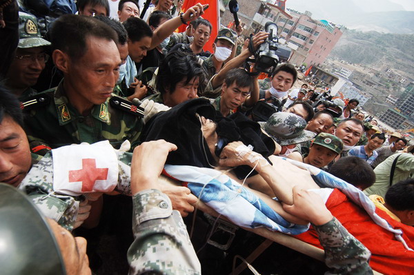 Man saved 60 hours after landslide in NW China