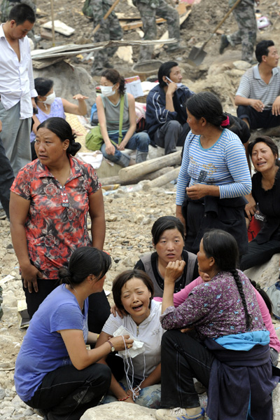 Hoping for a miracle amid the rubble