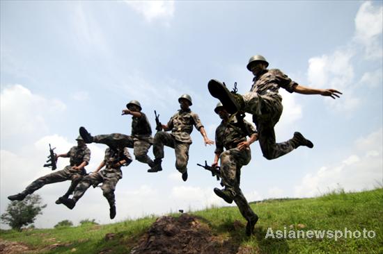 Anti-terrorism drill in Shandong