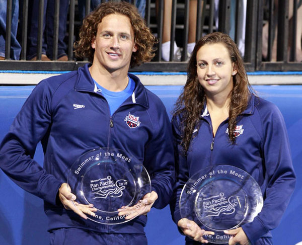 Winners at Pan Pacific Swimming Championships