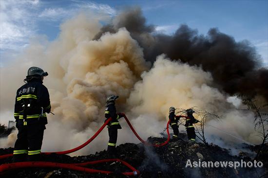 Poisonous smoke endangers NE China city