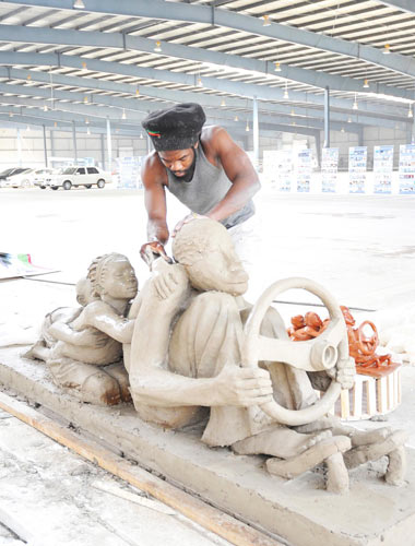 Sculpture expo brings world artists to Changchun