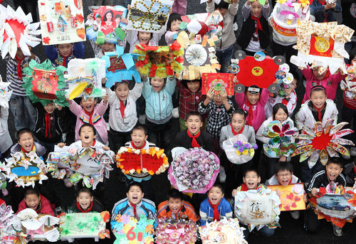 Celebration around China before National Day