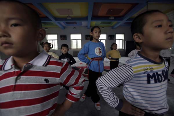 Young learners of Peking Opera