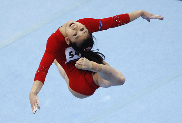 Russia, China, US grab women's individual medals at Gymnastics Worlds