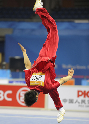 China's wushu star wins 1st gold of Asian Games