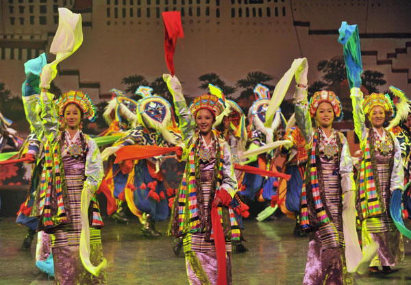 Traditional Tibetan performance in Spain