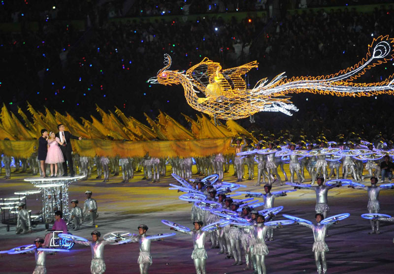 Photos: Opening ceremony of Asian Para Games