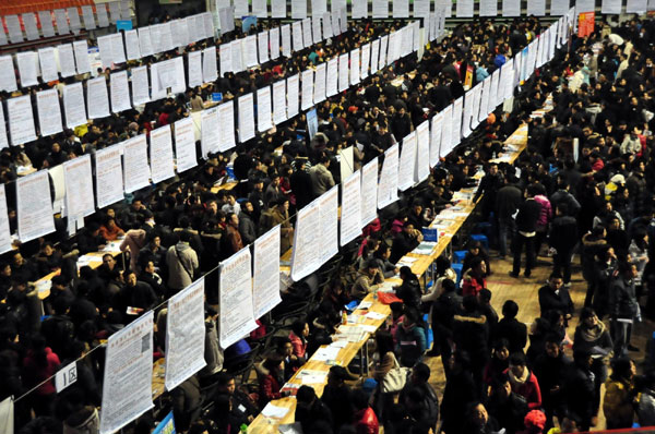 New recruitment drive sweeps China