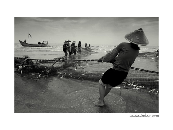 Fishermen in South China