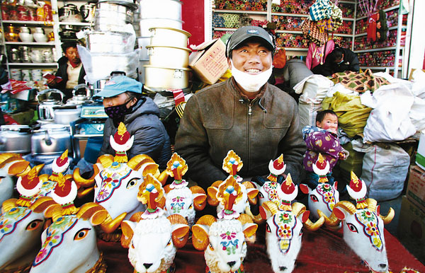 Special market opened for Tibetan New Year purchase