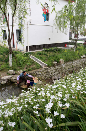 Village in Sichuan rebuilt after big quake