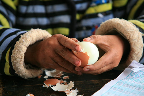 One-egg-a-day scheme improves pupils' diets