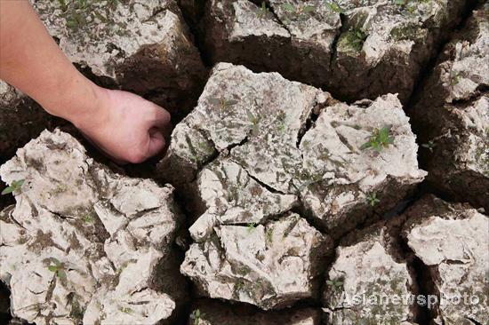 Continuous drought plagues E China town