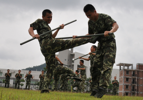 Anti-terror drill for 26th Universiade