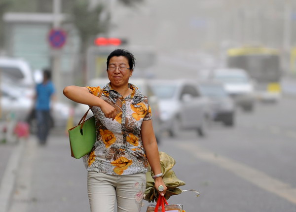 Sandstorm strikes NW China