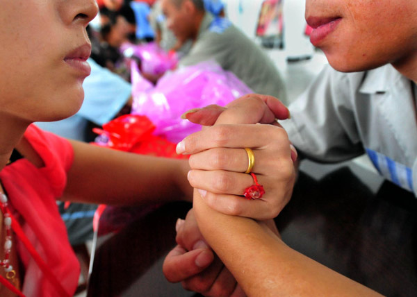 Celebrating Chinese Valentine's Day behind bars