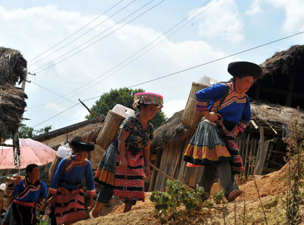 Long trek for water