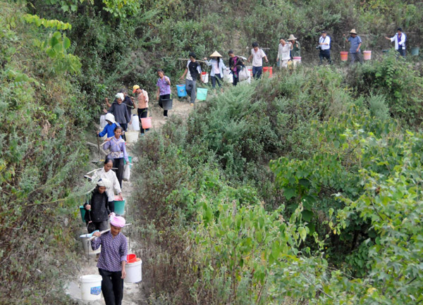 Drought leads to water shortage in S China