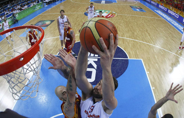 Spain beat Macedonia to reach Eurobasket final