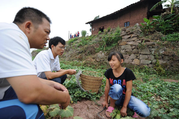 Motorbike volunteers bring help to kids in need