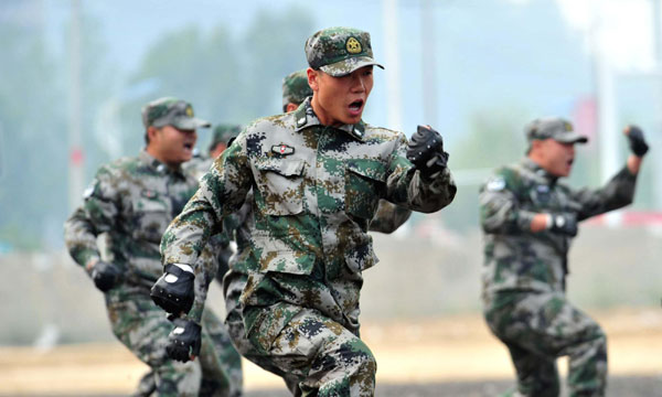 Air-raid, anti-terror drill staged in SW China