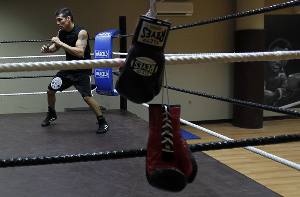 A peek into boxer Martinez's training day