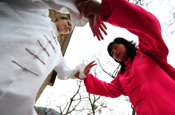 French woman finds peace through taichi