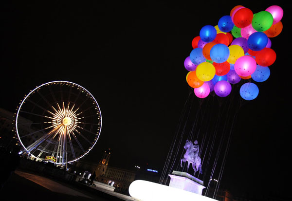 Festival of Lights marked in Lyon