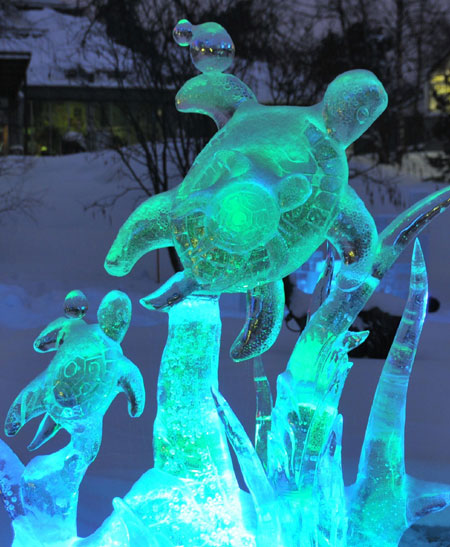 Finnish ice sculpture competition