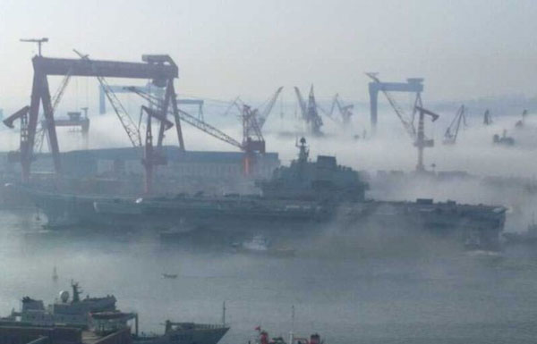 China's aircraft carrier completes sea trial