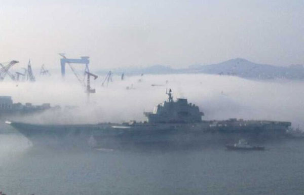 China's aircraft carrier completes sea trial