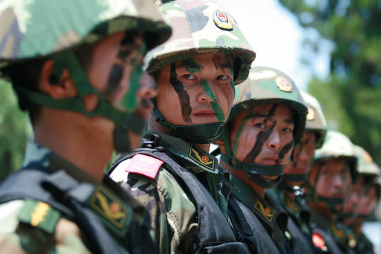 Anti-terror drill in Anhui