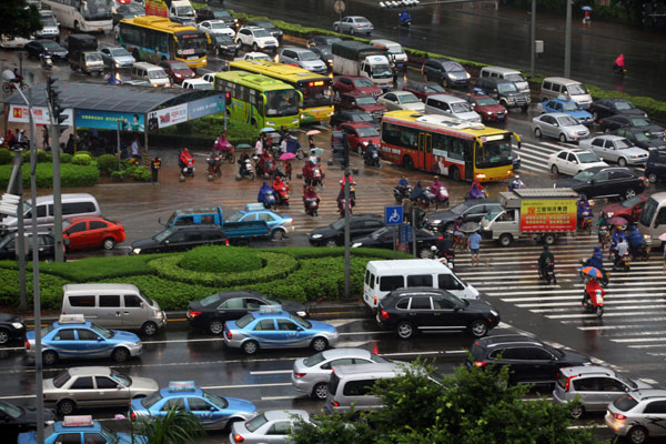 Tropical storm Talim hits Hainan