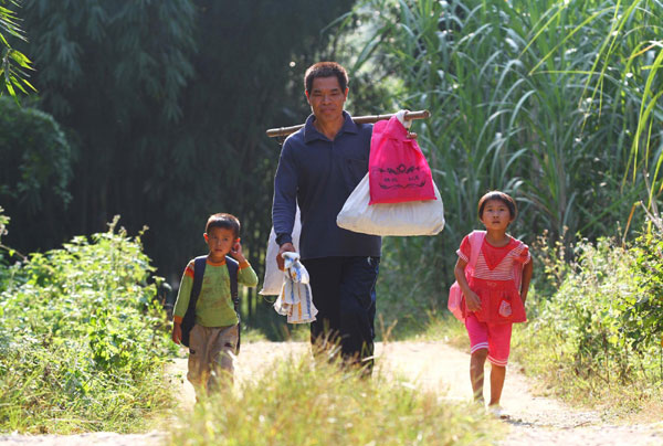 Teacher in remote village cares for 12 students