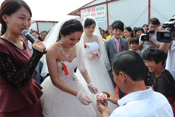 Identical twins marry identical twins