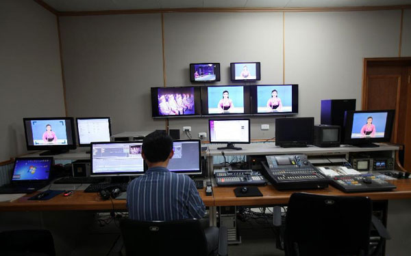 Snapshot of Central TV Station of DPRK