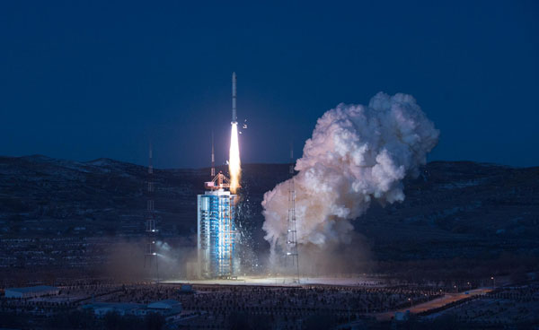 China's environment satellite blast off