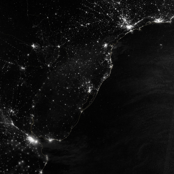 NASA releases earth images at night