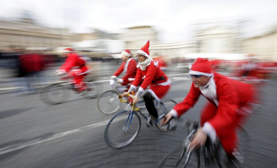 Photo special: Santa Claus gets around