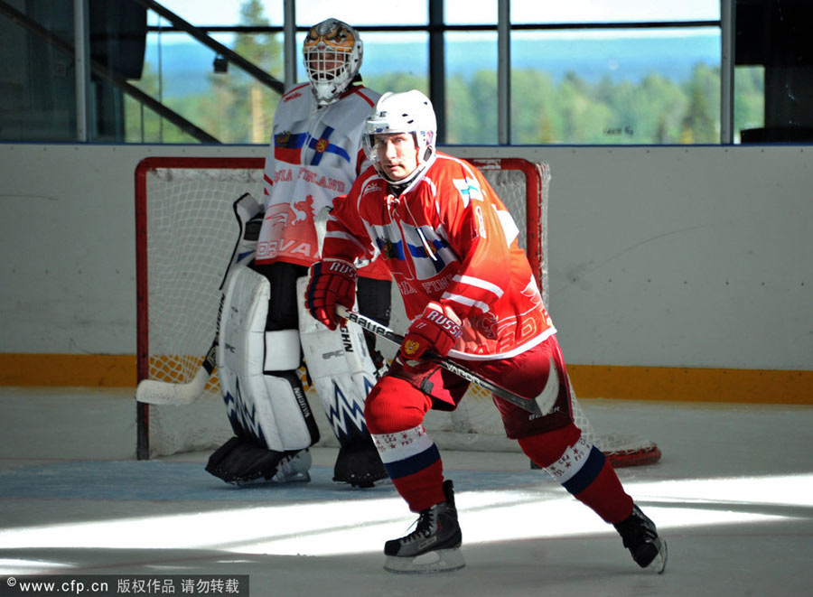 Photo special: Russia's man in action