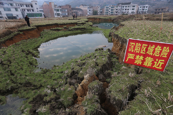 Sinking headache for farmers