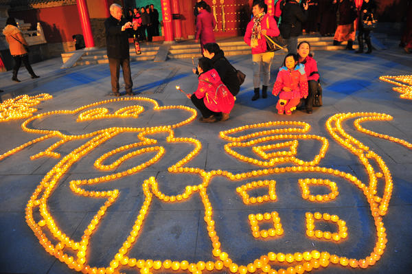 Candlelight prayer for peace