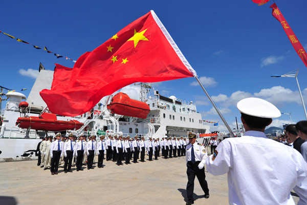 Marine ships start patrol mission in S China Sea