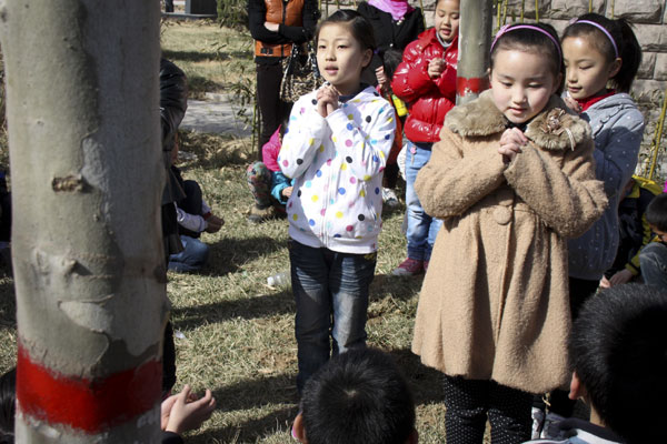 Planting trees across China