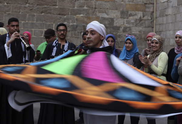 Traditional Islamic dance in Cairo