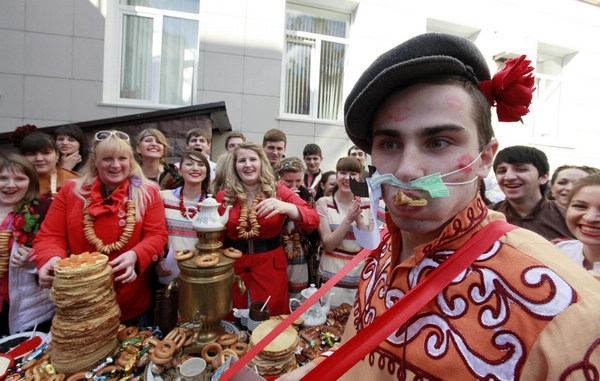 Maslenitsa celebrated in Russia