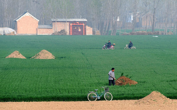 Grave problem for burials in rural China