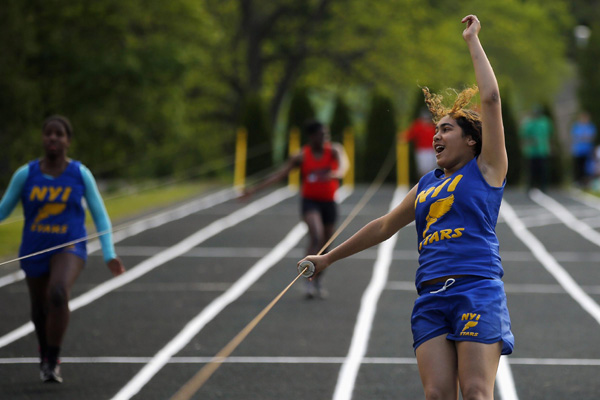 Track and field tournament for the blind